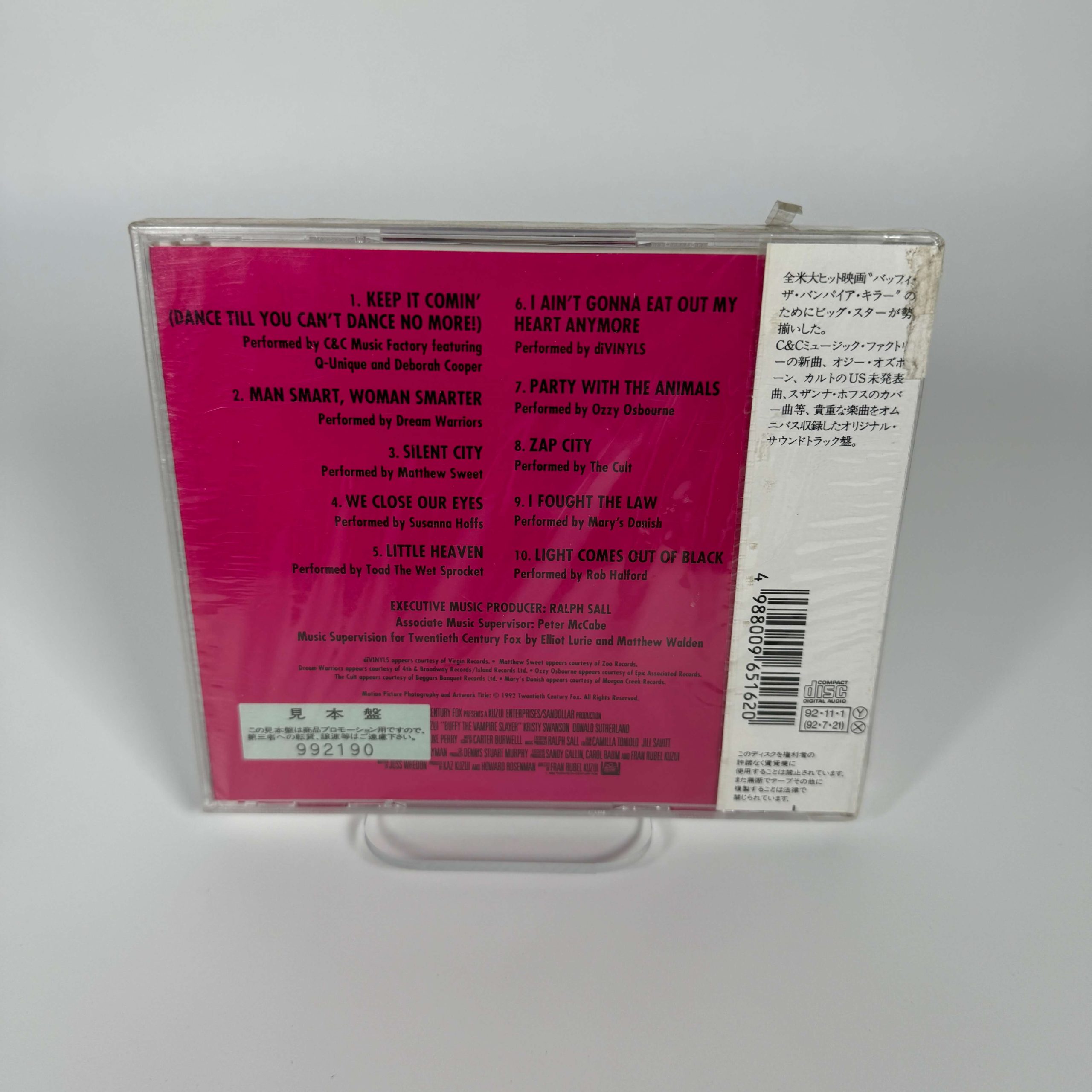 BUFFY THE VAMPIRE SLAYER - ORIGINAL MOTION PICTURE SOUNDTRACK - Image 2