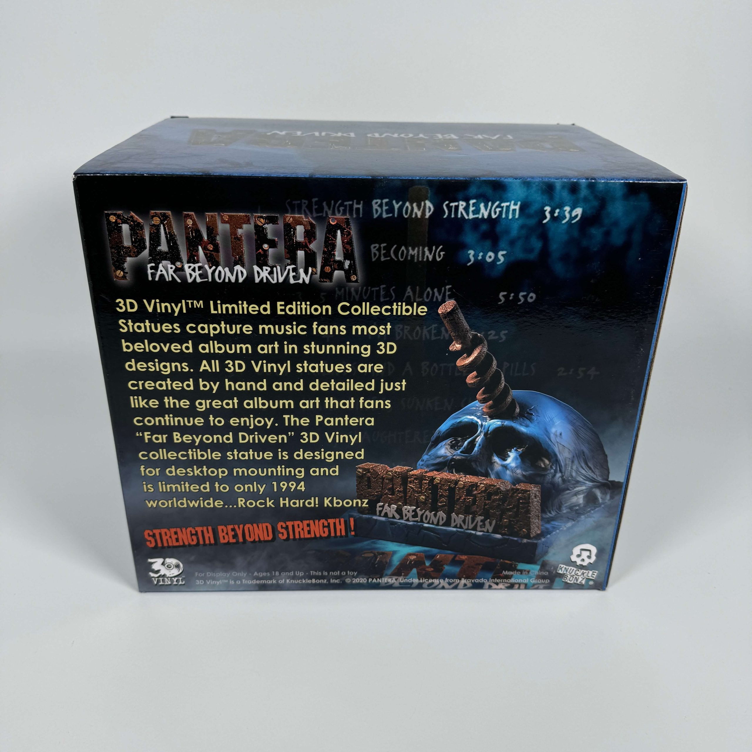 PANTERA - FAR BEYOND DRIVEN - KNUCKLEBONZ 3D VINYL - Image 3