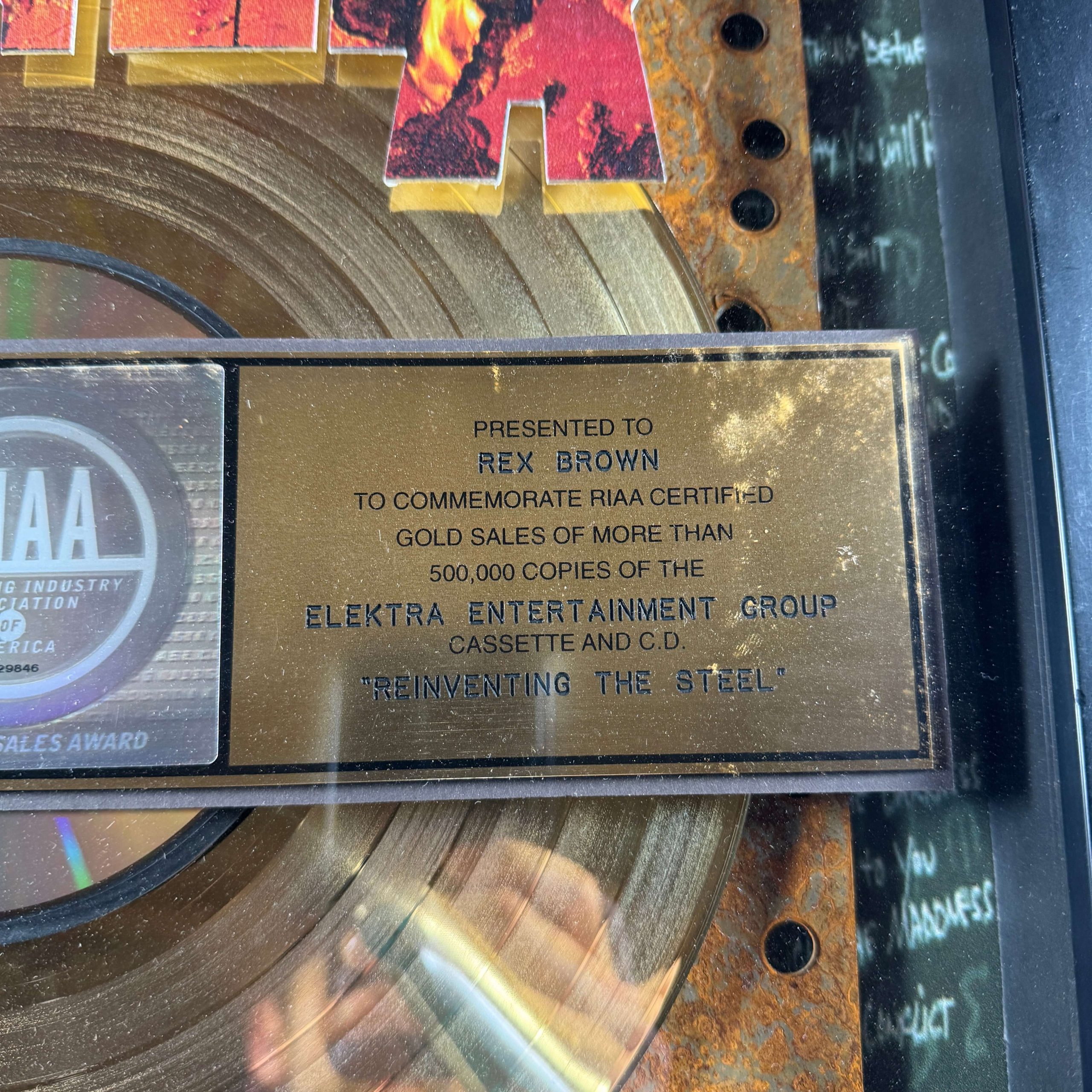 PANTERA - REINVENTING THE STEEL - RIAA GOLD AWARD - Image 2