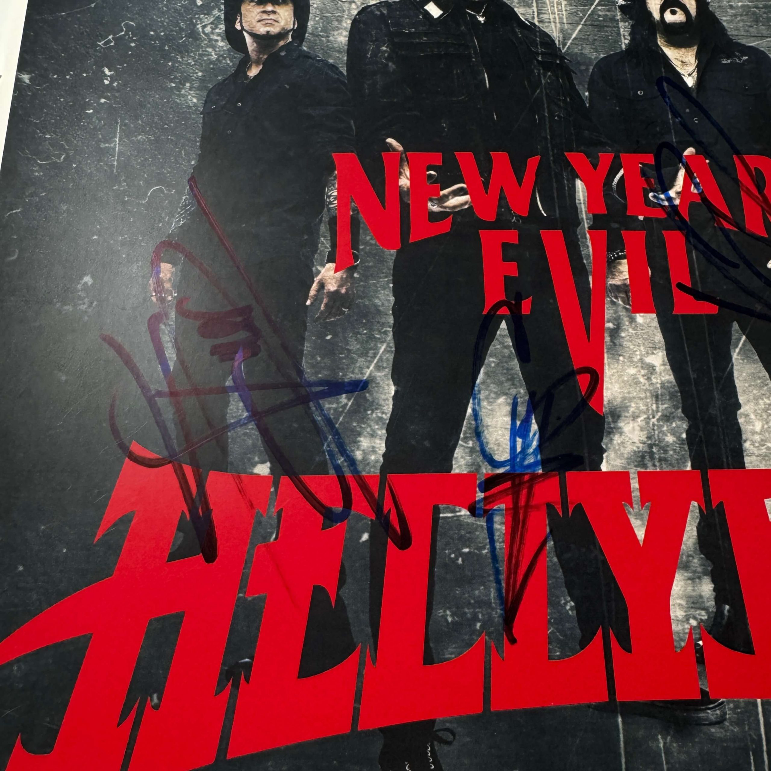 HELLYEAH - NEW YEAR’S EVIL SIGNED POSTER - Image 2