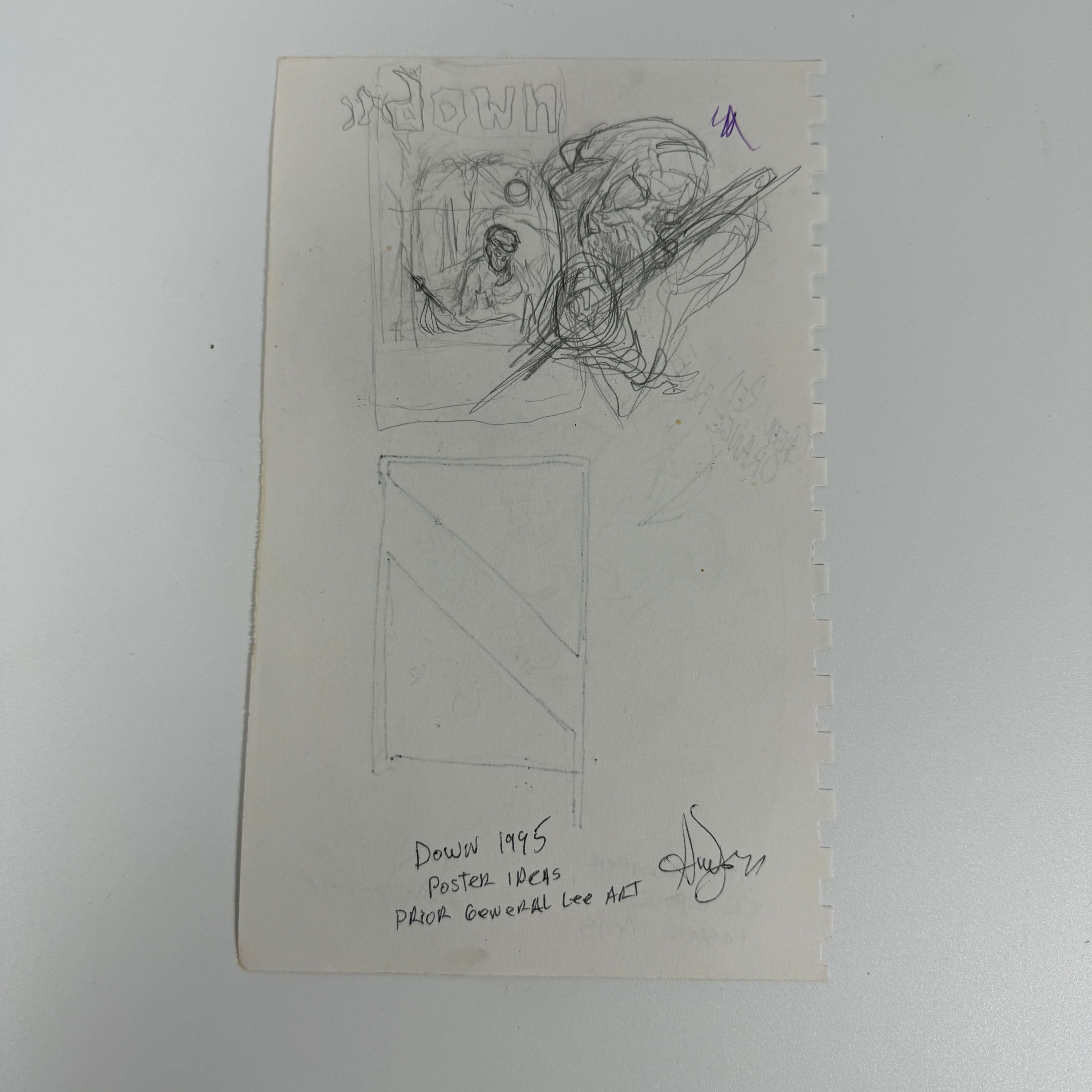 DOWN / CROWBAR / HOUSE OF SHOCK - ALLEN JEAGER SKETCHES - Image 5