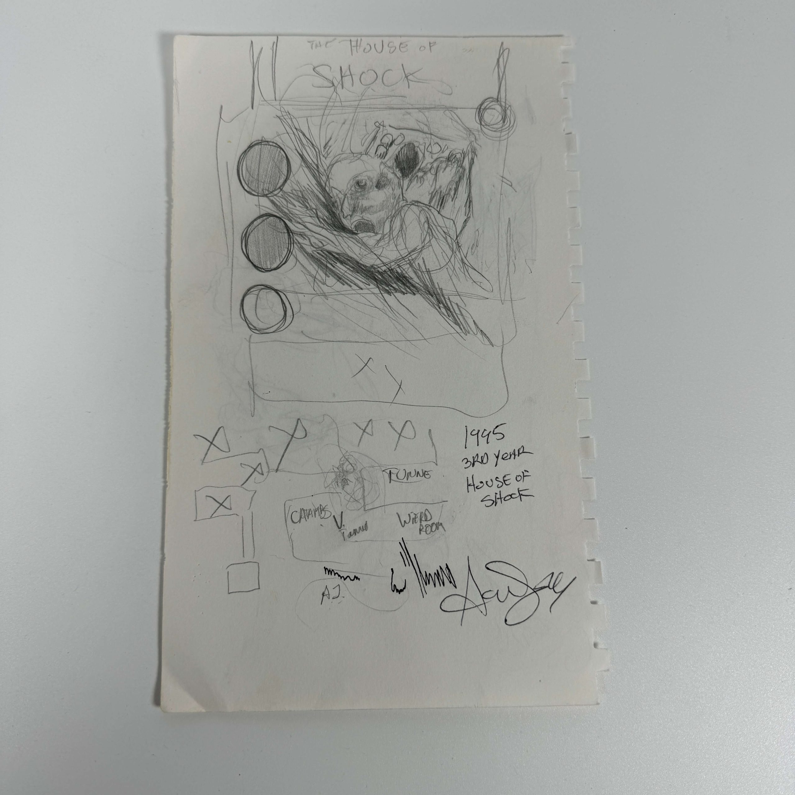 DOWN / CROWBAR / HOUSE OF SHOCK - ALLEN JEAGER SKETCHES - Image 6