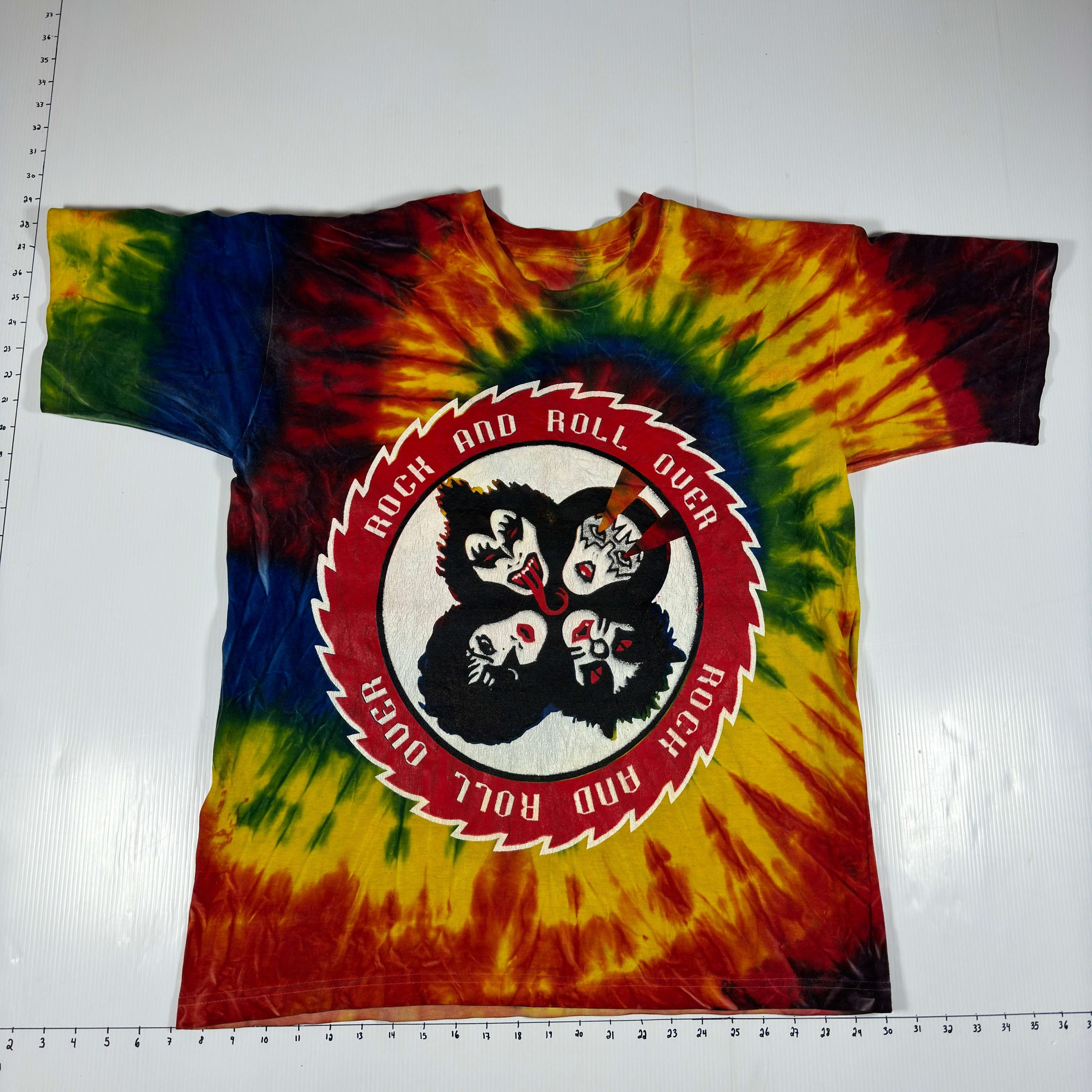 PANTERA - ALIVE WORLDWIDE WITH KISS TOUR TIE DYE SHIRT - Image 2